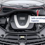 Mercedes-benz Ml 350 2012-2015 Sello Delantero Cofre