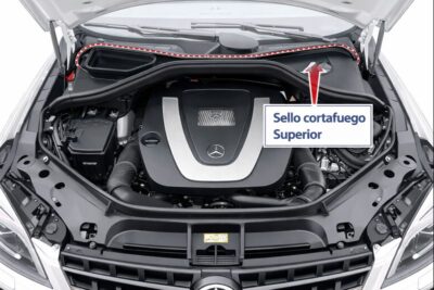 Mercedes-benz Ml 350 2012-2015 Sello Delantero Cofre