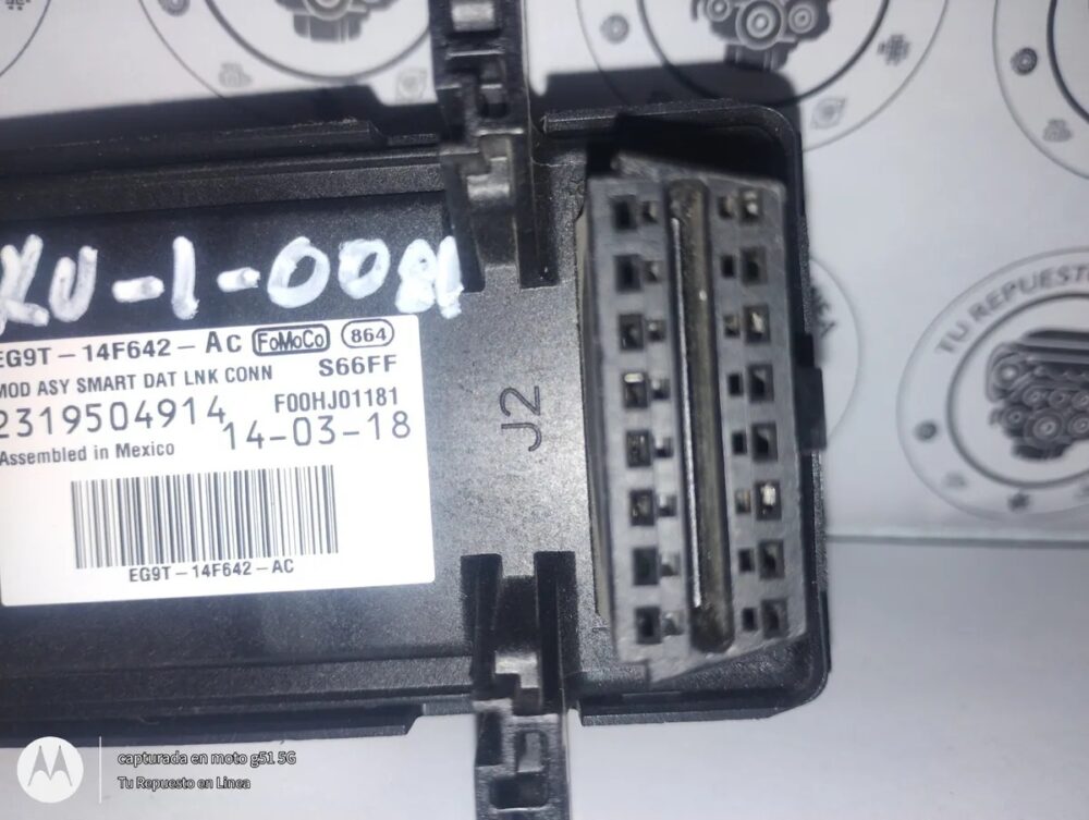 1 Ford Fusion 2013-2020 Módulo Enlace De Datos Inteligente EG9T-14F642-AC