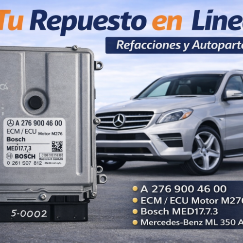 1 (2) Mercedes Benz Ml 350 4Matic 3.5L 2014 Módulo Computadora ECU OEM Usada