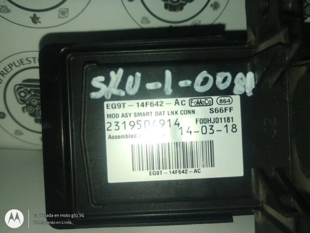 2 Ford Fusion 2013-2020 Módulo Enlace De Datos Inteligente EG9T-14F642-AC
