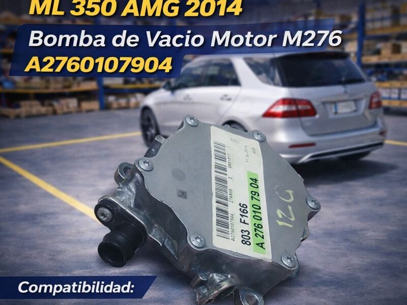 2354ad64-84b3-4668-bab3-064ae13c4e30-md Mercedes-benz Ml 350 Amg 2014 Bomba De Vacío Motor M276 A276