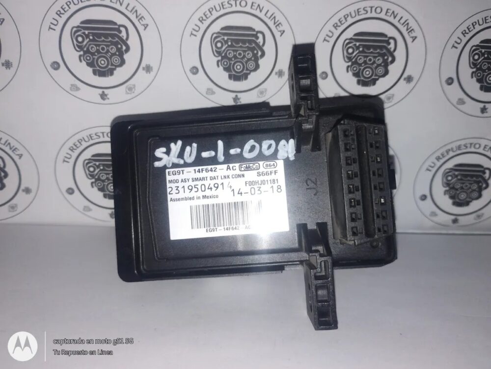 3 Ford Fusion 2013-2020 Módulo Enlace De Datos Inteligente EG9T-14F642-AC