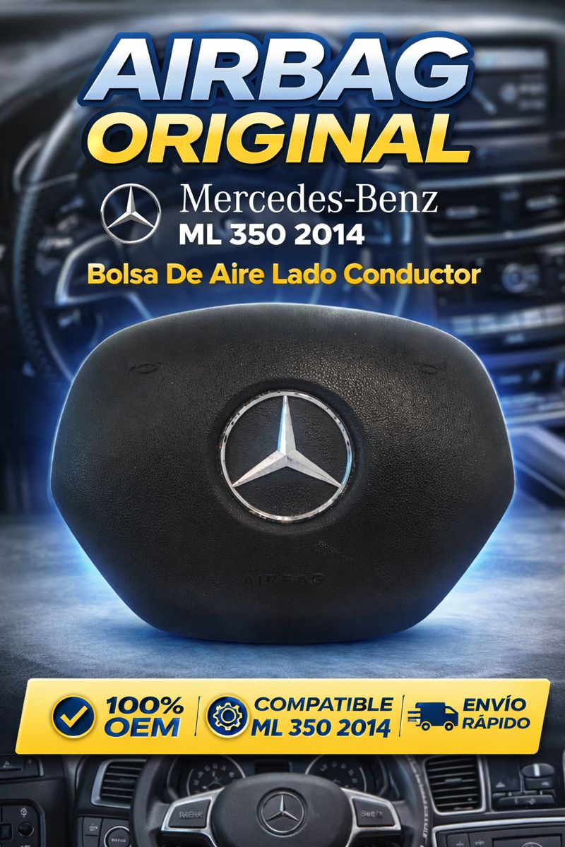 Mercedes Benz Ml 350 2014 Bolsa De Aire Lado Conductor