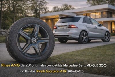 Mercedes-benz Ml 350 Amg Rin 20 Con Llanta 2012-2015