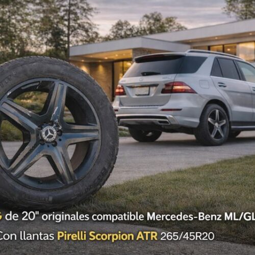 Mercedes-benz Ml 350 Amg Rin 20 Con Llanta 2012-2015