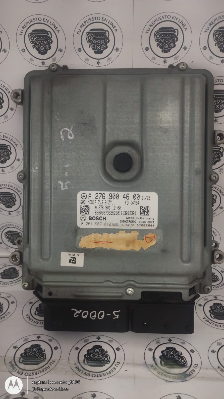 8f46d02d-bb40-4161-8e38-27892b89dc93 Mercedes Benz Ml 350 4Matic 3.5L 2014 Módulo Computadora ECU OEM Usada