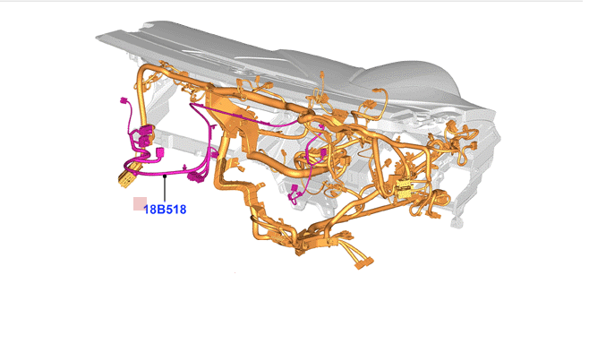 Ford Fusion 2014-2017 Arnés HVAC Soplador OEM EG9T-18B518-AB