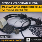 Mercedes Benz Ml 350 Amg 2014 Sensor Abs Trasero Izq