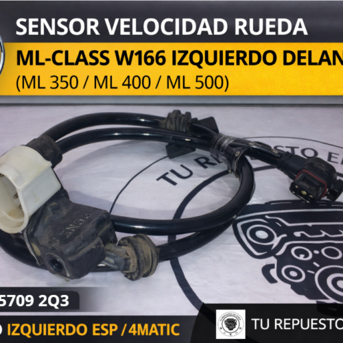 Mercedes Benz Ml 350 Amg 2014 Sensor Abs Trasero Izq