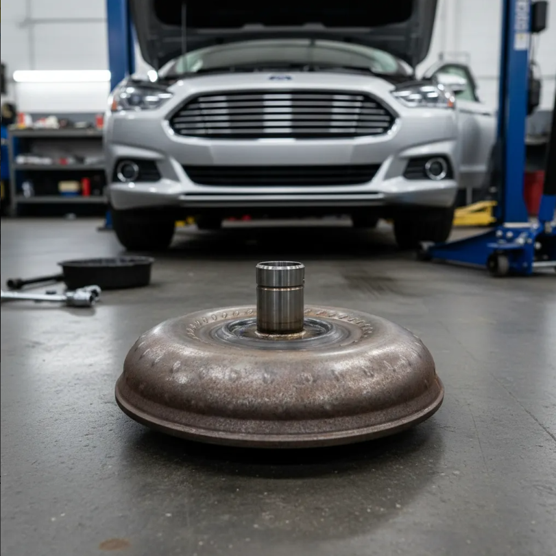 Ford Fusion Titanium 2.0l Convertidor Par Transmisión 13-16 Negro (Usado)