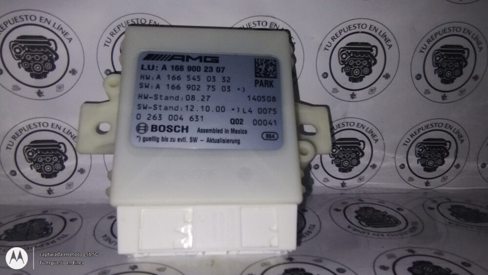 Mercedes Benz Ml350 2014 Módulo Park Assist Parktronic A 166 900 2307