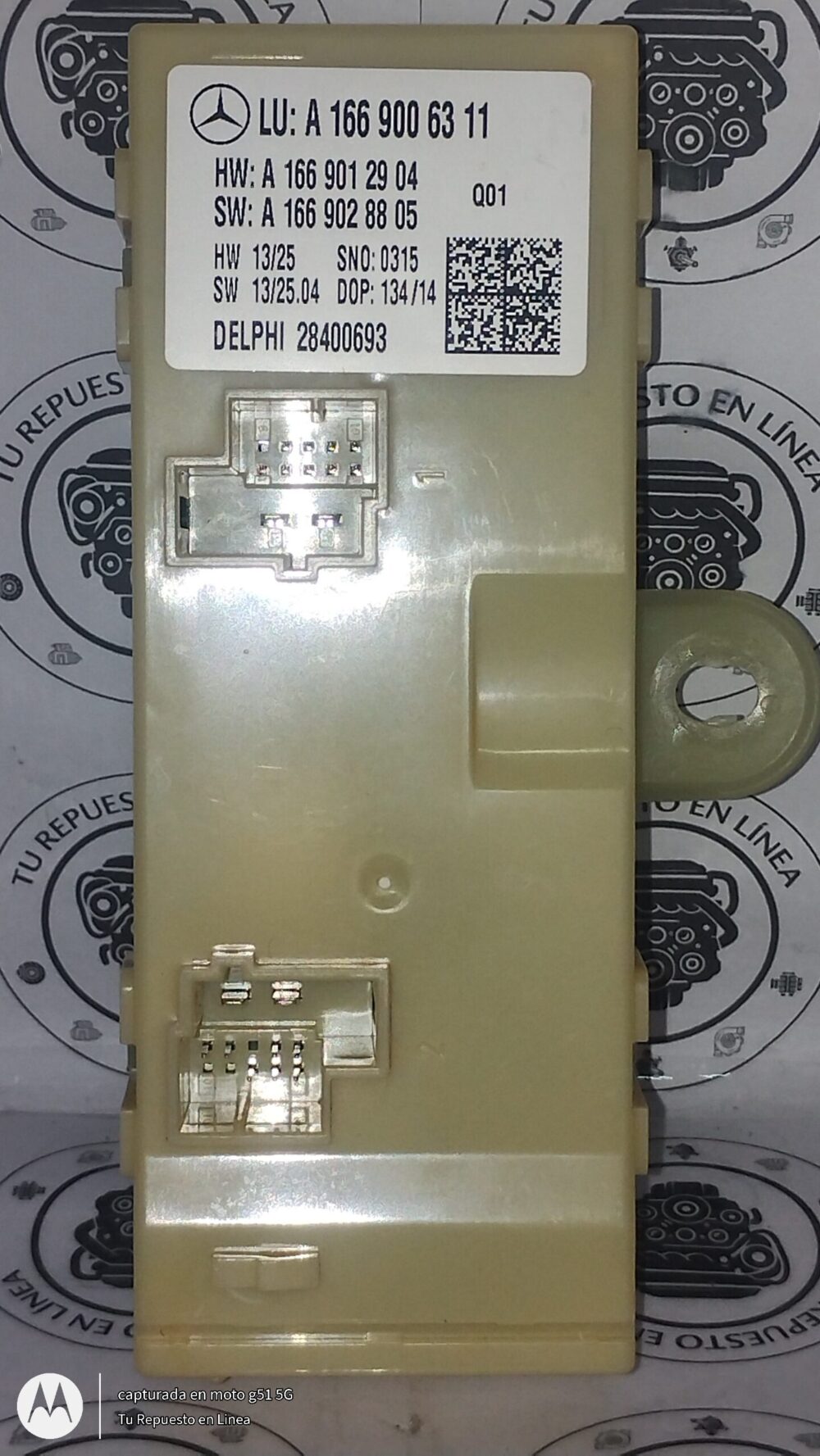 Mercedes Benz Ml 350 Amg 2014 Módulo Puerta Trasera Oem