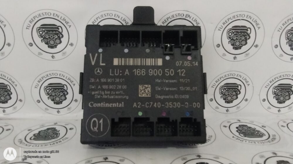 Mercedes-benz Ml 350 Amg Módulo De Puerta Delantera Izquierdo