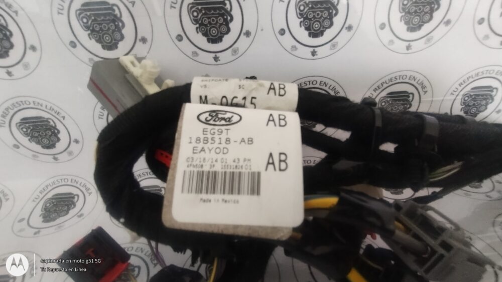 Arnés Tablero Y Consola Ford Fusion Eg9t-18b518-ab 2013-2016