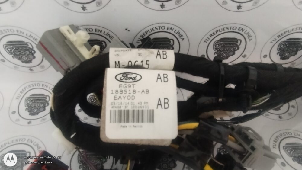 Arnés Tablero Y Consola Ford Fusion Eg9t-18b518-ab 2013-2016