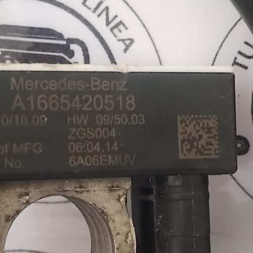 Mercedes-benz Ml 350 2014 Cable Negativo Batería Original
