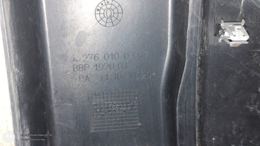 Mercedes-benz Ml 350 2012-2018 Cubierta Frontal Motor