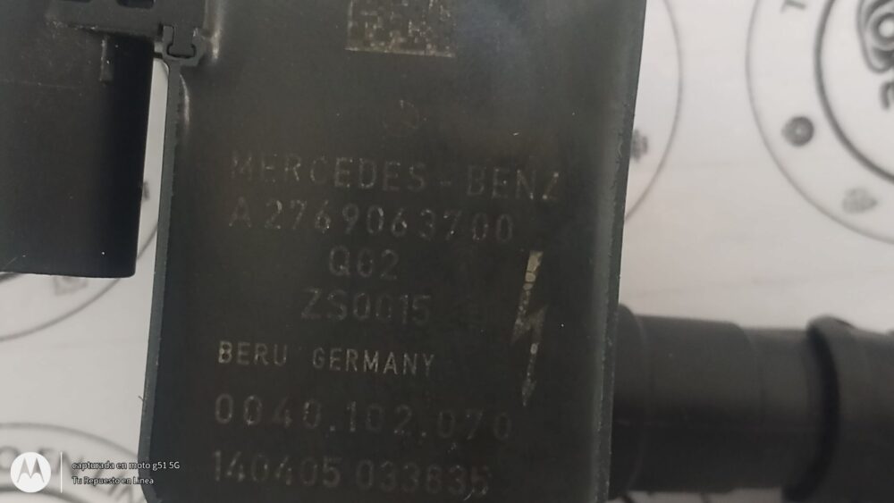 IMG_20250826_141709890 Mercedes-benz Ml 350 Amg 2014 Bobina De Encendido