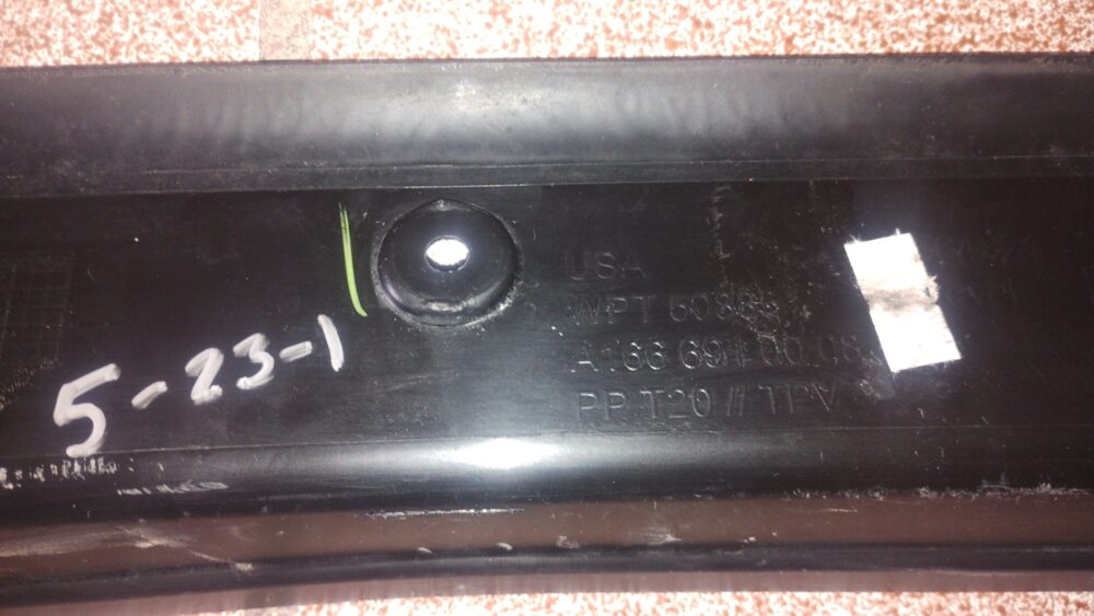 Mercedes-benz Ml350 2014 Set Molduras Embellecedoras Cajuela