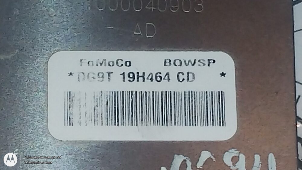 Ford Fusion 2.0l Módulo Gps Dg9t-19h464-cd Original