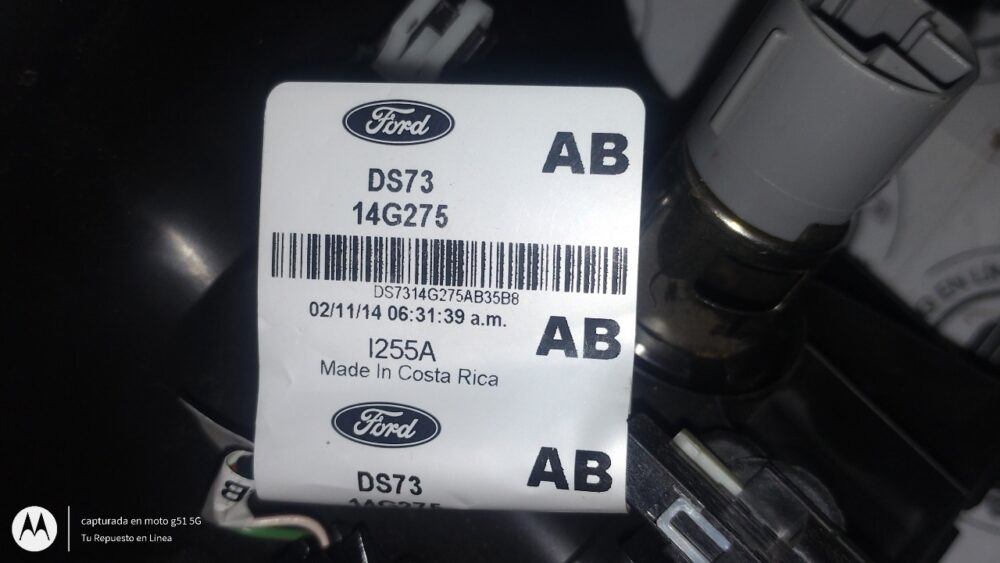 Ford Fusion 2013-2016 Consola Central Cubierta Trasera Oem