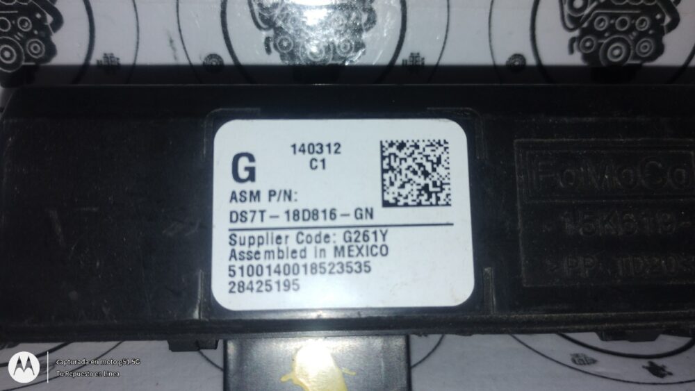 Ford Fusion 2013-2020 Módulo Presión Llantas Oem