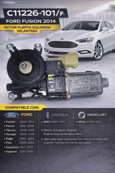 WhatsApp Image 2026-01-27 at 5.23.41 PM Ford Fusion 2014 Motor Puerta Izquierda Delantera C11226-101