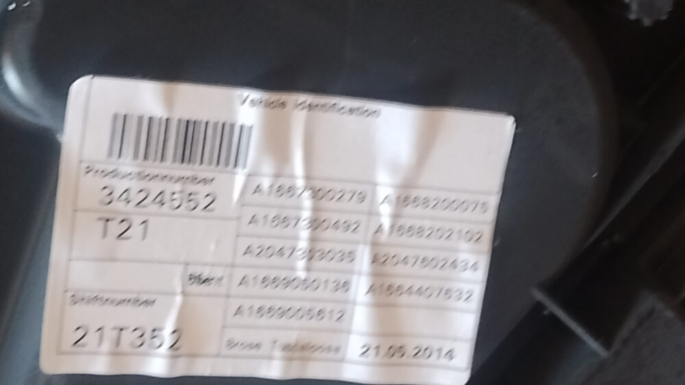 029980fe-839c-4a24-93c1-28d93249c2e0 Mercedes Benz Ml350 Amg 2014 Panel Elevavidrio Der Trasero