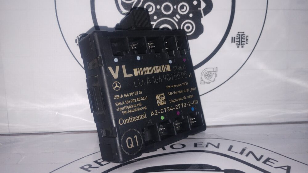 2 Mercedes Benz Cla 200 2014 Módulo Control Puerta Del Izq A 166 900 55 05