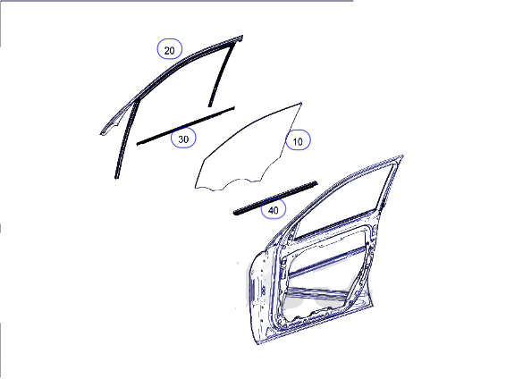 3175959a-4447-4818-833e-0caa821e3b60 Mercedes Benz Ml 350 2014 Cristal Puerta Der Delantera