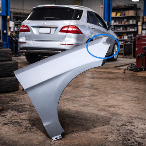 Mercedes-benz Ml 350 Salpicadera Lado Co Piloto Aluminio