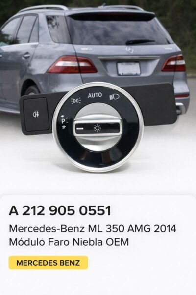 Mercedes Benz Ml 350 Amg 2014 Módulo Faro Niebla Oem