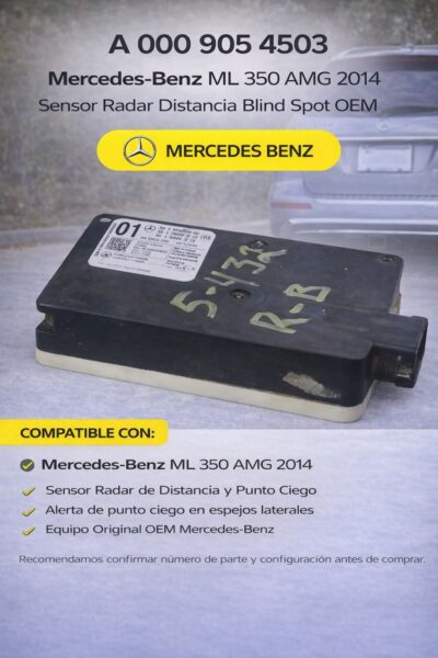 Mercedes-benz Ml 350 Amg 2014 Sensor Radar Punto Ciego