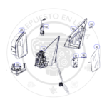 Diseño sin título (2) Mercedes Benz Ml 350 Amg Espejo Lateral Izquierdo Con Cámara