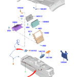 F030716002 Ford Fusion 13-16 Arnés Puerto USB Consola OEM DS7T-14D202-AD