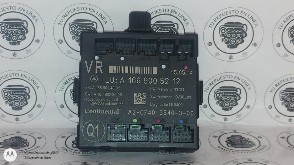 Mercedes Benz Ml350 Amg Modulo De Puerta Derecha Delantera