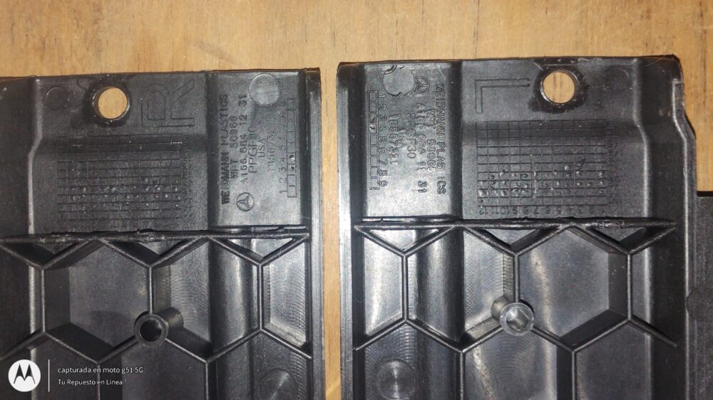 IMG_20250718_114232583 Mercedes Benz Ml350 Amg 2014 Set Moldura Soporte De Piso