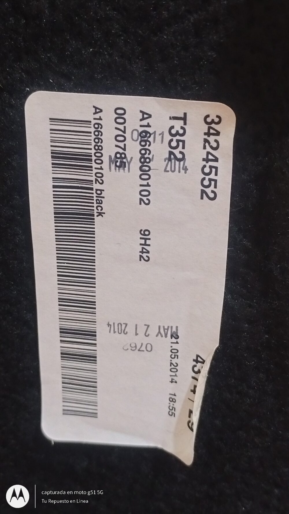 IMG_20250720_114113718_HDR Mercedes Benz Ml350 Cubierta Alfombra De Panel Trasero