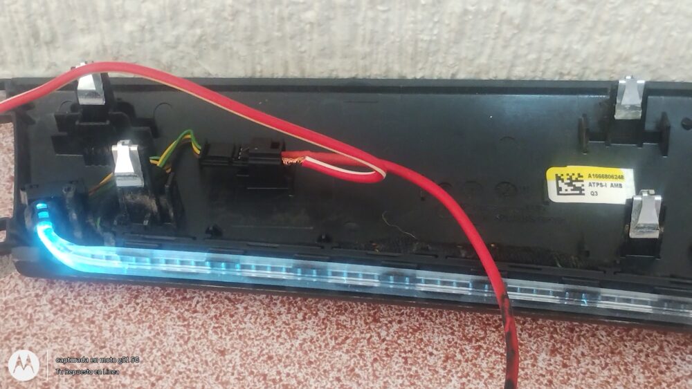 Mercedes-benz Ml 350 Amg 2014 Moldura Led Tablero