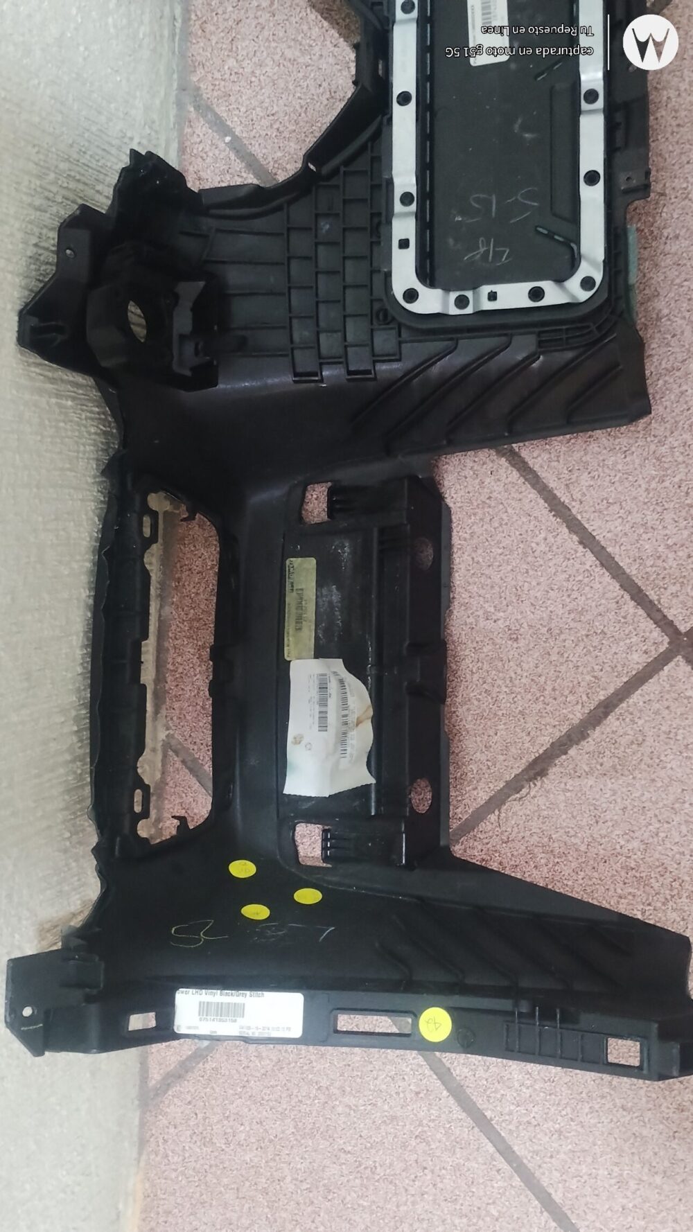 Mercedes-benz Ml 350 Amg 2014 Panel De Piel Inferior Tablero