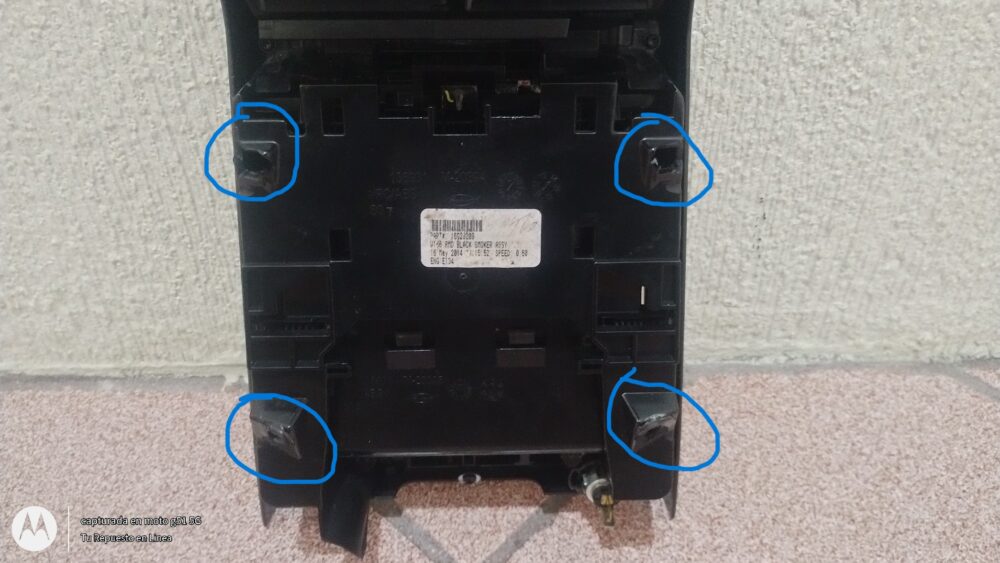 Mercedes-benz Ml 350 Amg 2014 Consola Trasera Con Ventilas