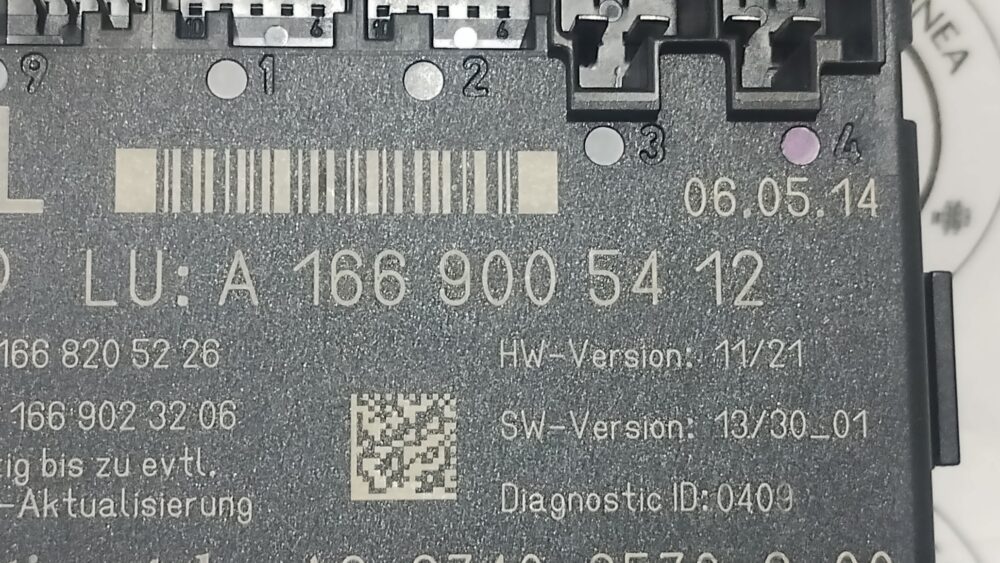 Mercedes Benz Ml 350 Amg Módulo De Puerta Trasera Izquierda