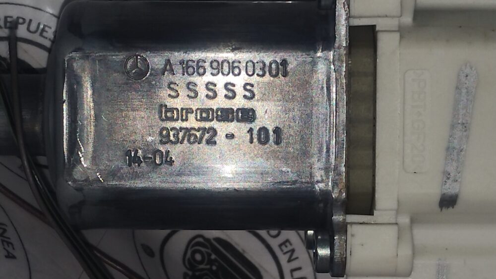 Mercedes Benz Ml 350 Amg 2014 Motor Eleva Vidrio Tras Izq