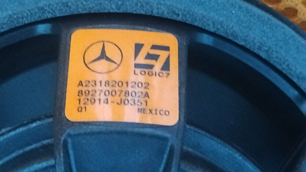 IMG_20251103_173554264 Mercedes-benz Ml 350 Amg 2014 Bocina Techo Logic7 Oem