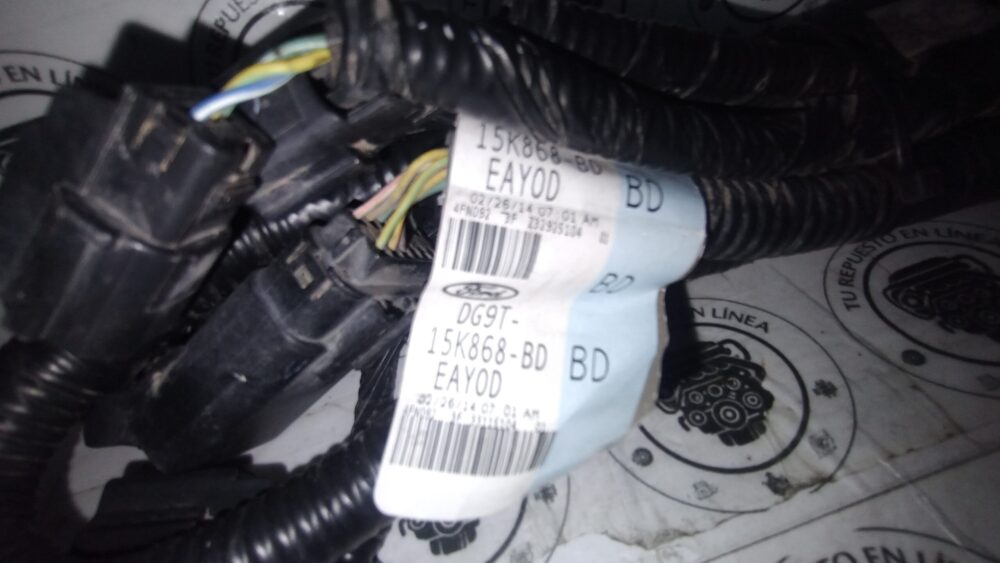 Ford Fusion 2013-2016 Arnés Sensores Reversa OEM DG9T-15K868-AC