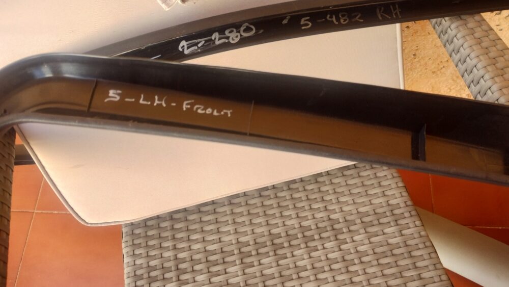 Mercedes-benz Ml350 2014 Moldura Marco Superior Puerta Der