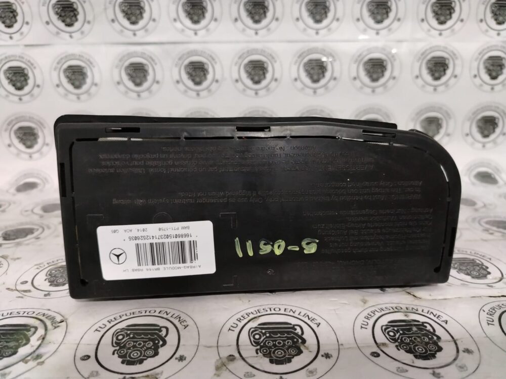 Mercedes-benz Ml 350 Amg 2014 Bolsa De Aire Trasero Izq