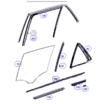afd9efda-ffef-47c2-839c-084a32a2b36e Mercedes Benz Ml 350 2014 Cristal Puerta Izq Trasera