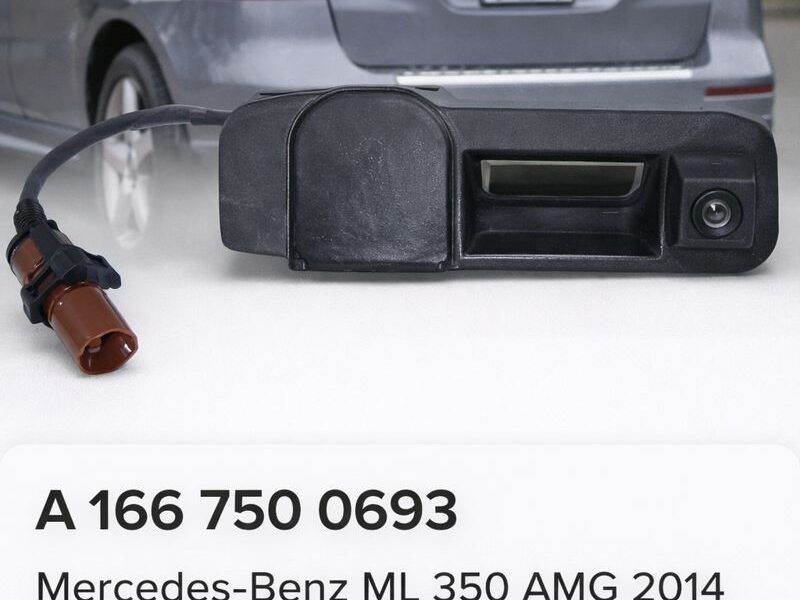 Mercedes-benz Ml 350 2014 Manija Trasera Cajuela Con Camara